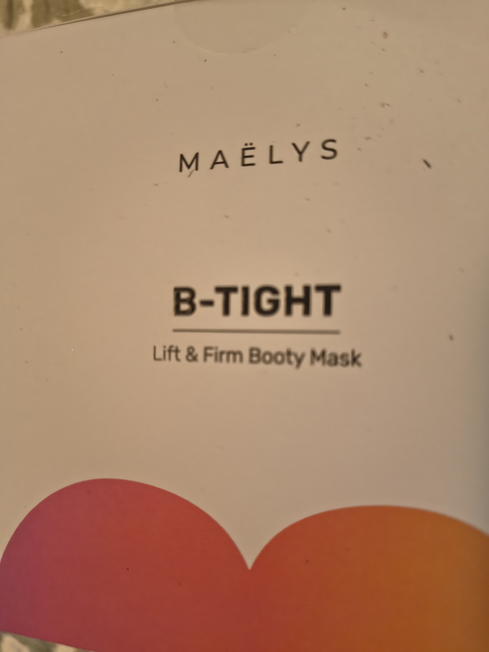 MAELYS B-Tight Lift & Firm Booty Mask - Pink & Orange